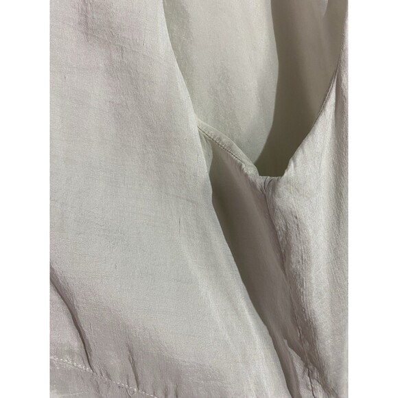 Eileen Fisher Tank Top M Cream Silk Minimalist Babydoll Travel Classic Office - Picture 9 of 15